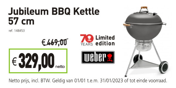Weber jubileum BBQ kettle 57cm